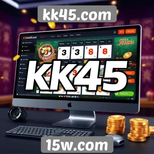 Explorando a interface do usuário do kk45.com