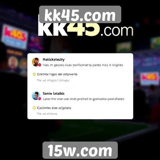 Experiência de jogo no kk45.com é avaliada por usuários